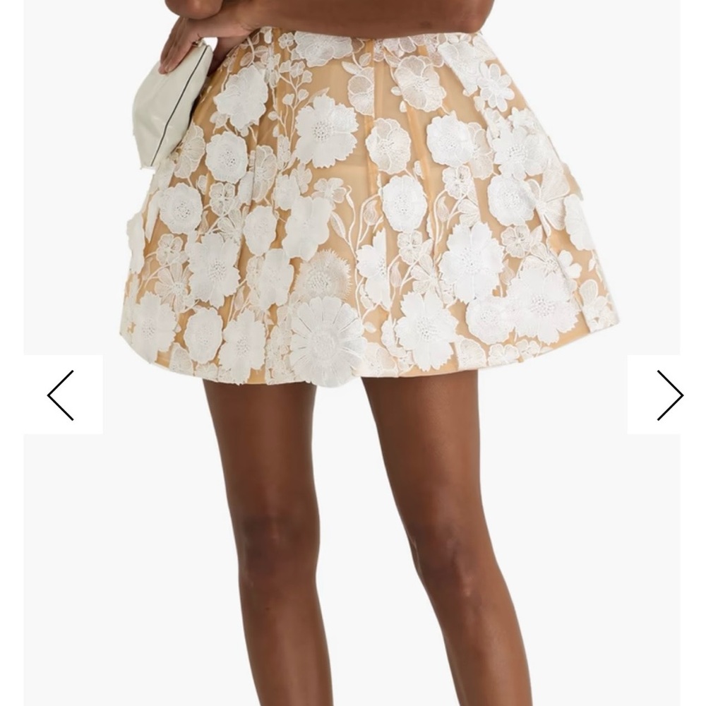 Bronx and Banco Jasmine mini Dress - Beige and White Floral - Picture 4 of 8
